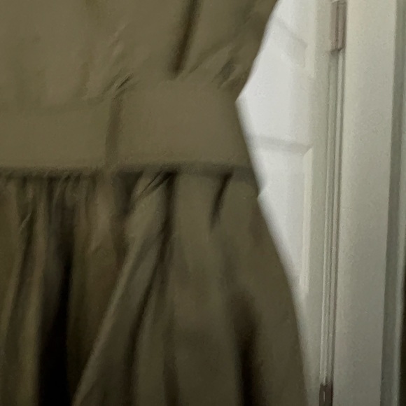 Cute flirty dress just in time for the summer! Army green in color size small. - Picture 2 of 5